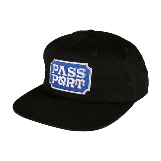 Pass-Port - Yearbook Logo Workers Hat - Black - Velocity 21
