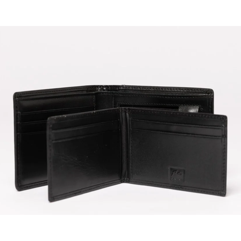 Rusty - High River 2 Leather Wallet - Black - Velocity 21