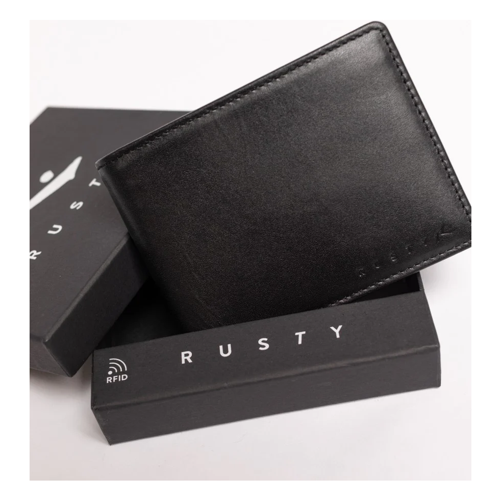 Rusty - High River 2 Leather Wallet - Black - Velocity 21