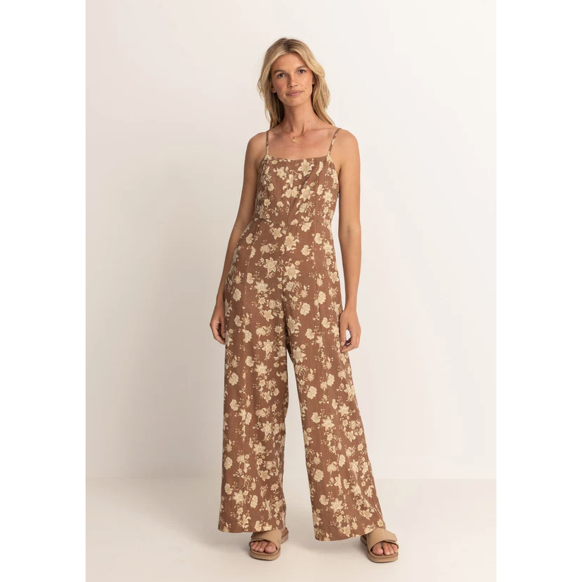 Rhythm - Nova Paisley Wide Leg Jumpsuit - Velocity 21