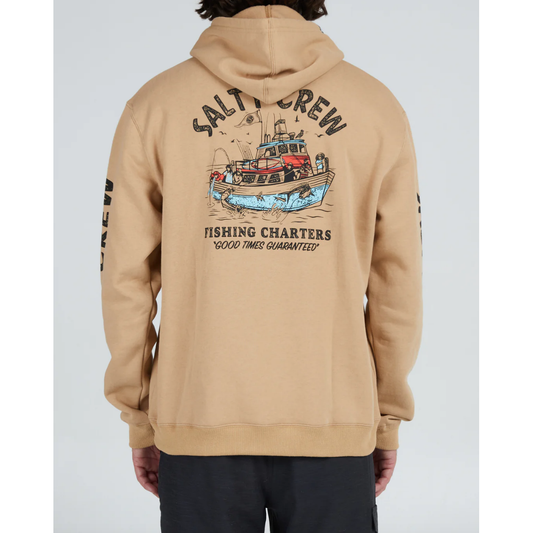 Salty Crew - Fishing Charters Hooded Fleece - Velocity 21