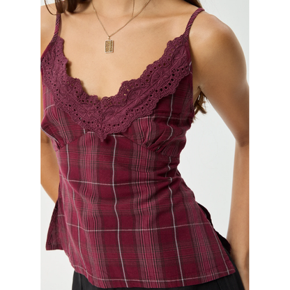 Afends - Eboni Recycled Check Cami - Velocity 21