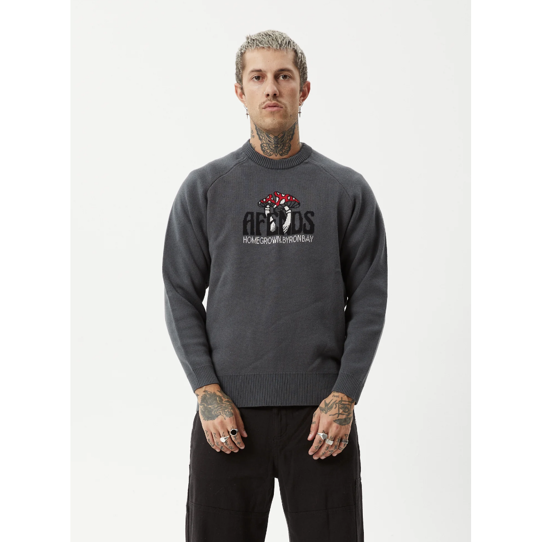 Afends - Let It Grow Recycled Raglan Knit - Velocity 21