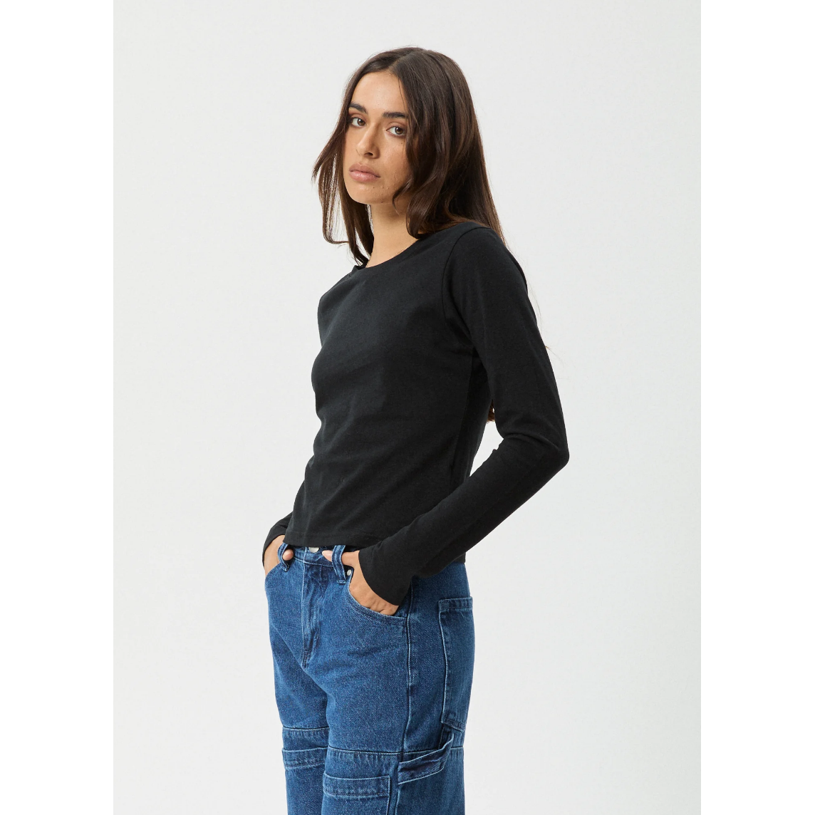 Afends - Elevate Hemp Long Sleeve Tee - Black - Velocity 21