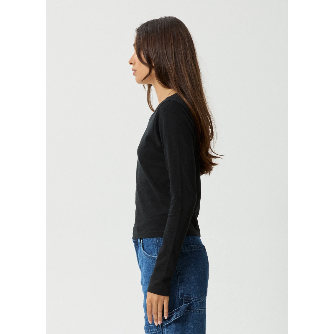 Afends - Elevate Hemp Long Sleeve Tee - Black - Velocity 21