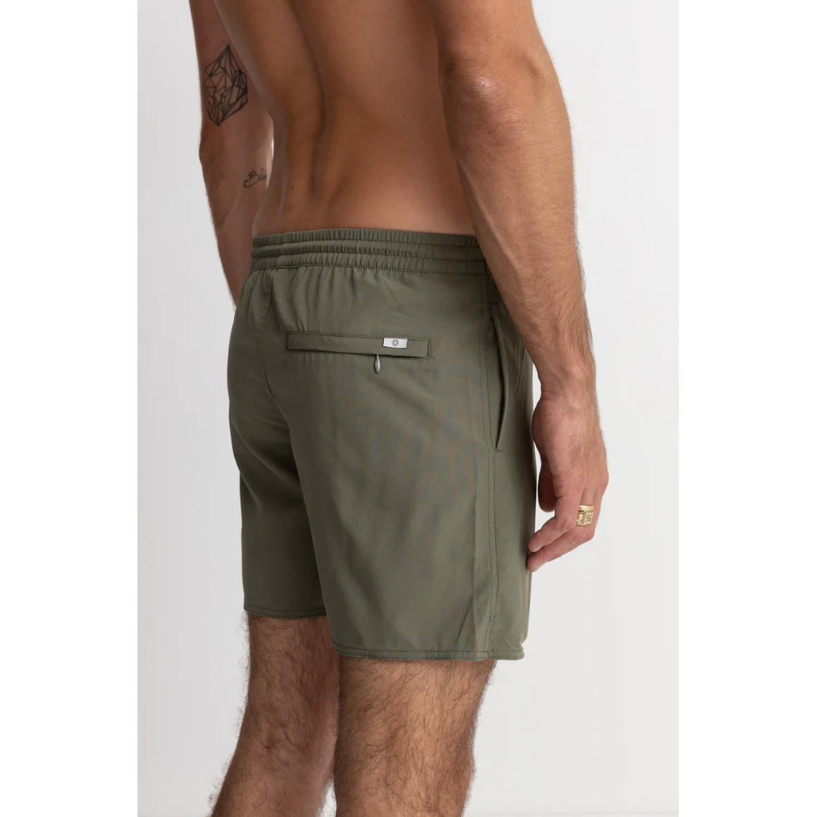 Rhythm - Classic Beach Short - Olive - Velocity 21