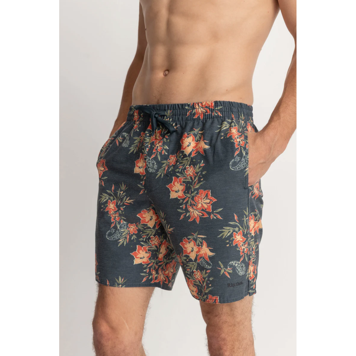 Rhythm - Tropical Paisley Beach Short - Velocity 21