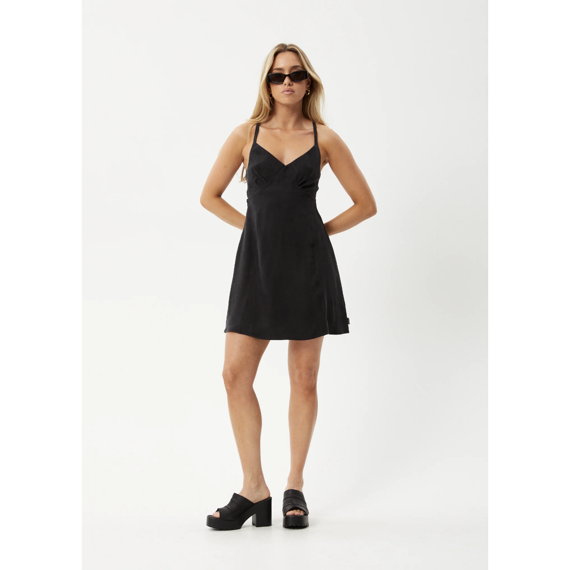 Afends - Grace Cupro Strappy Mini Dress - Velocity 21