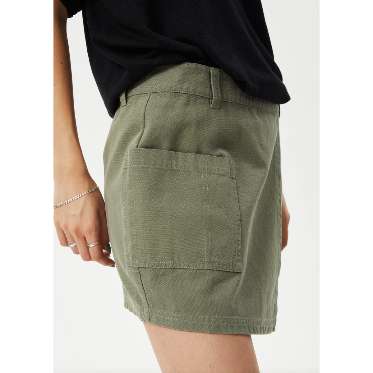 Afends - Fraser Recycled Utility Mini Skirt - Velocity 21