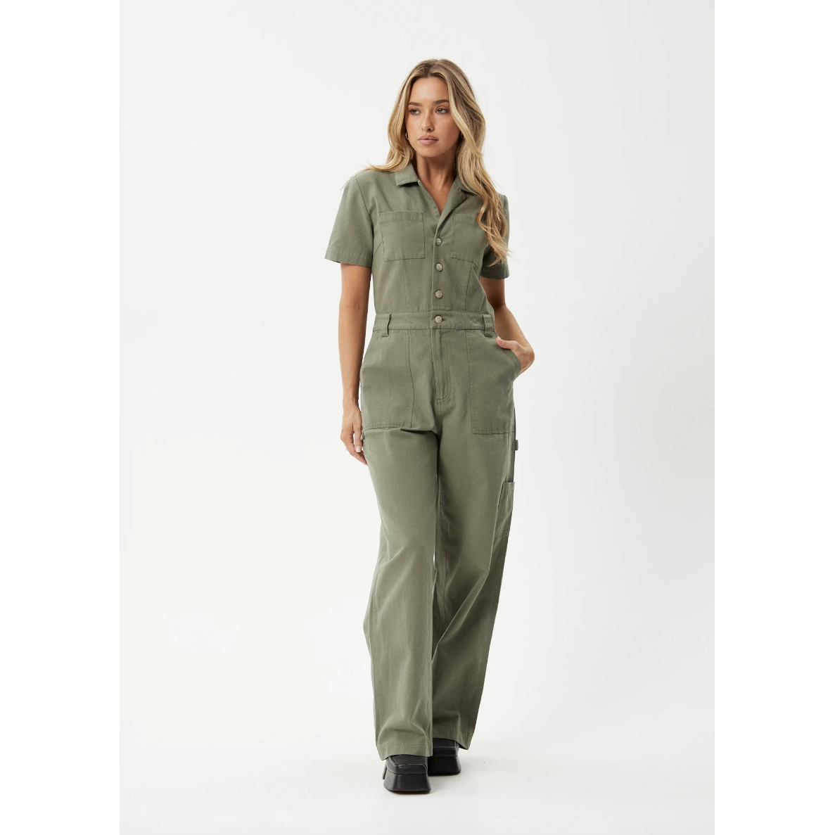 Afends - Mika Recycled Canvas Jumpsuit - Velocity 21