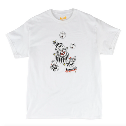 Welcome Skateboards - Juggler Tee - White - Velocity 21