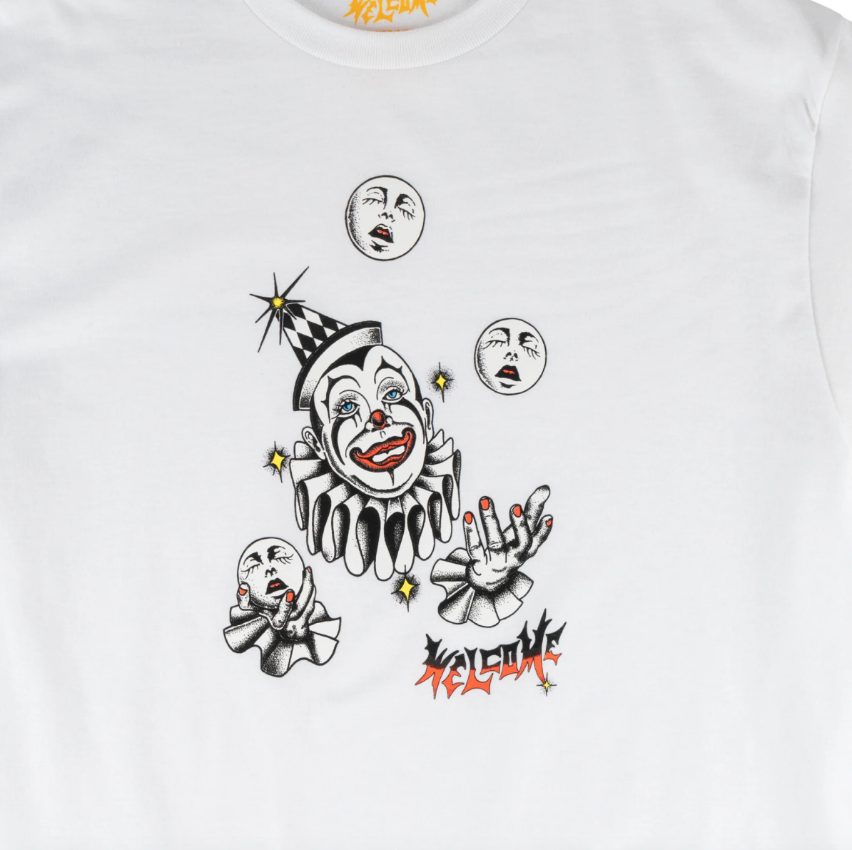 Welcome Skateboards - Juggler Tee - White - Velocity 21