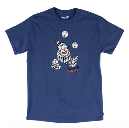 Welcome Skateboards - Juggler Tee - Navy - Velocity 21