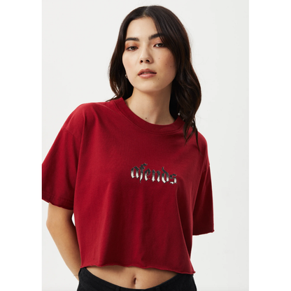 Afends - Scorpio Slay Recycled Cropped Tee - Velocity 21