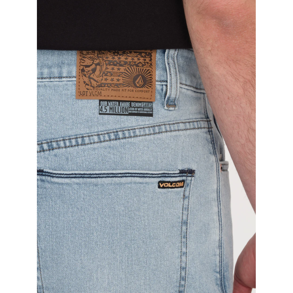 Volcom - Billow Denim Short - Desert Dirt Indigo - Velocity 21