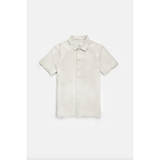 Rhythm - Classic Linen SS Shirt - Sand - Velocity 21