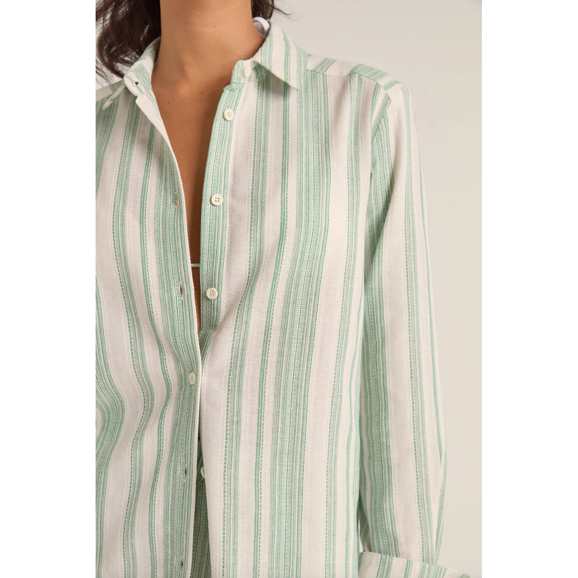 Rhythm - Dinero Stripe Beach Shirt - Velocity 21