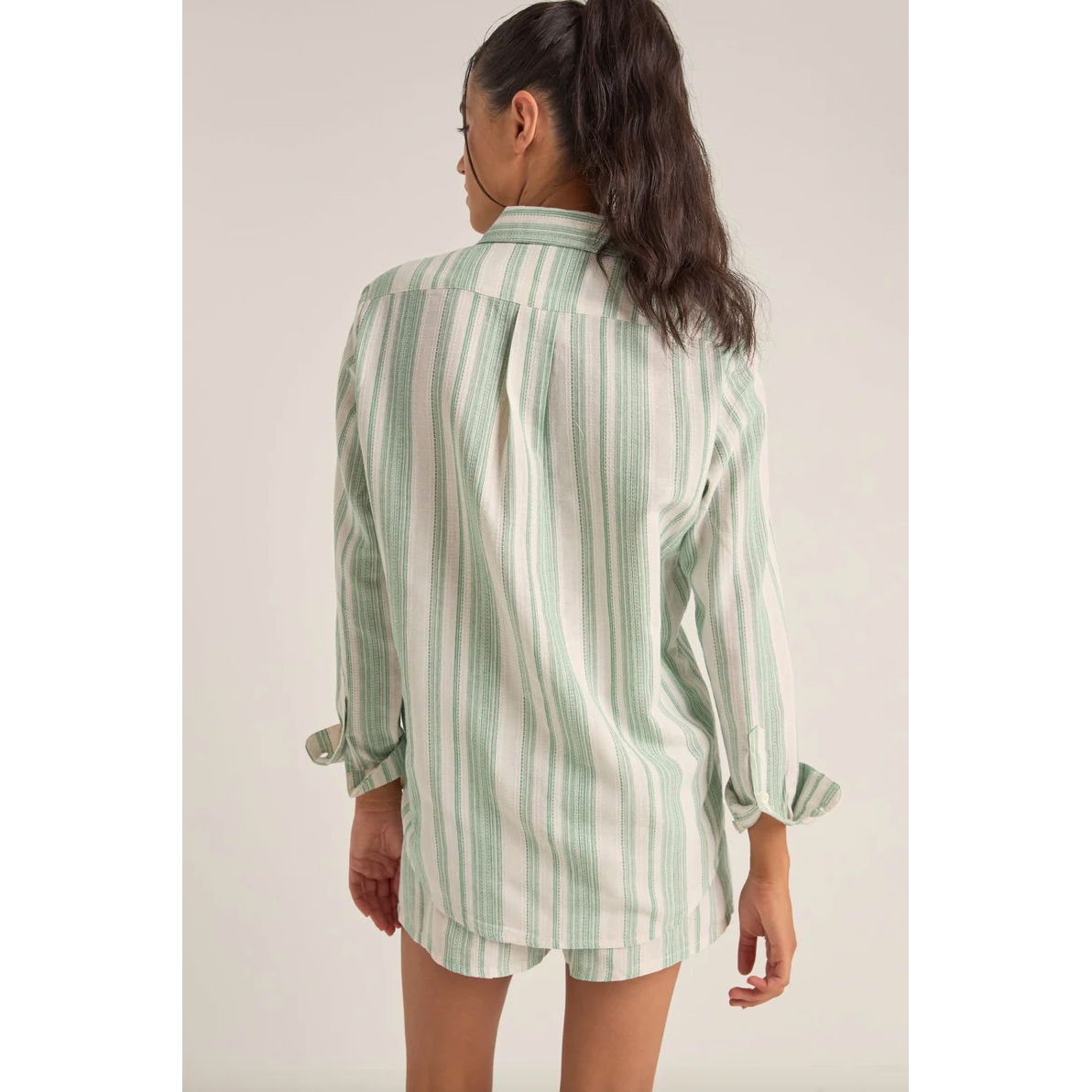 Rhythm - Dinero Stripe Beach Shirt - Velocity 21