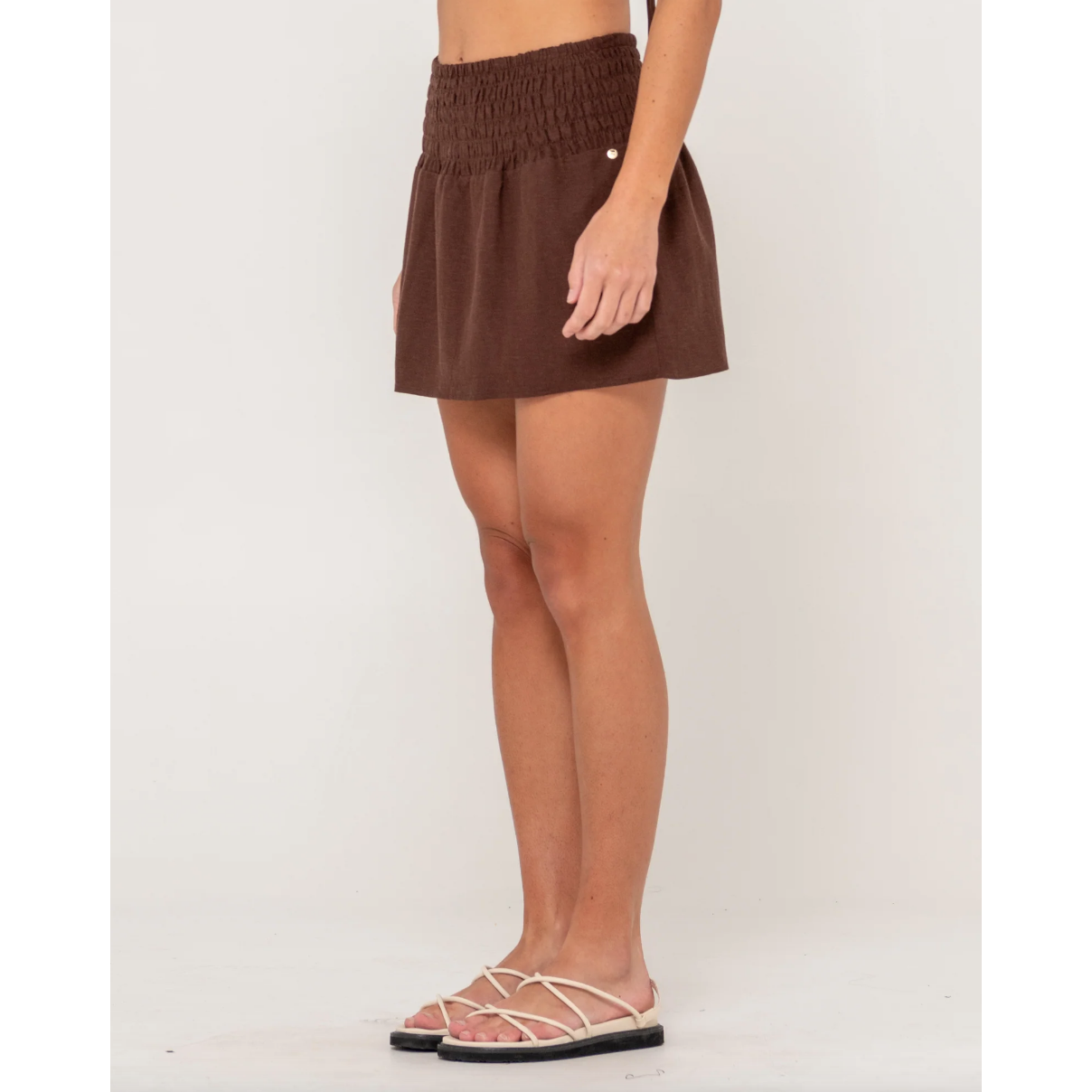 Rusty - Palm Springs Shirred Mini Skirt - Velocity 21