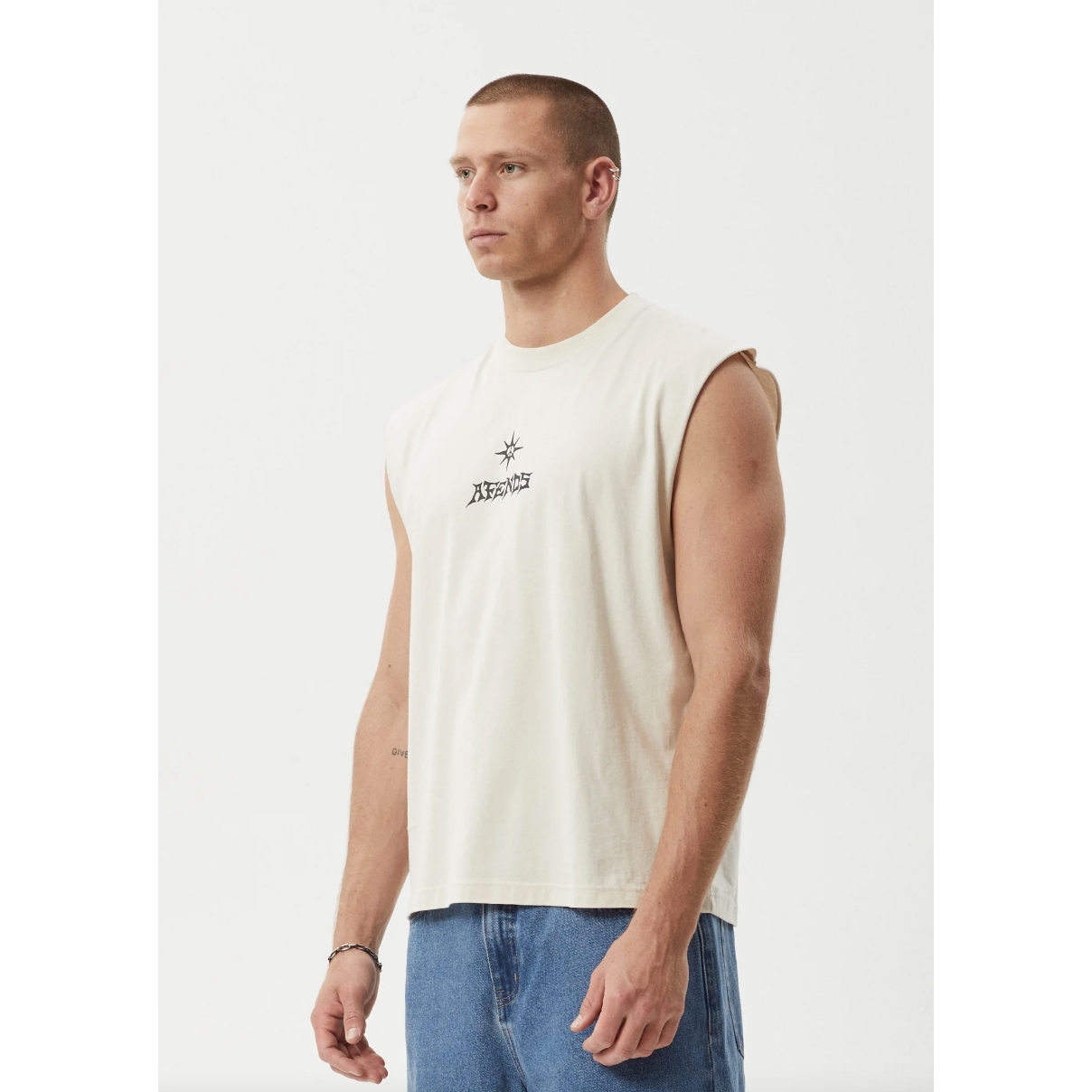 Afends - Peace Out Recycled Sleeveless Tee - Velocity 21