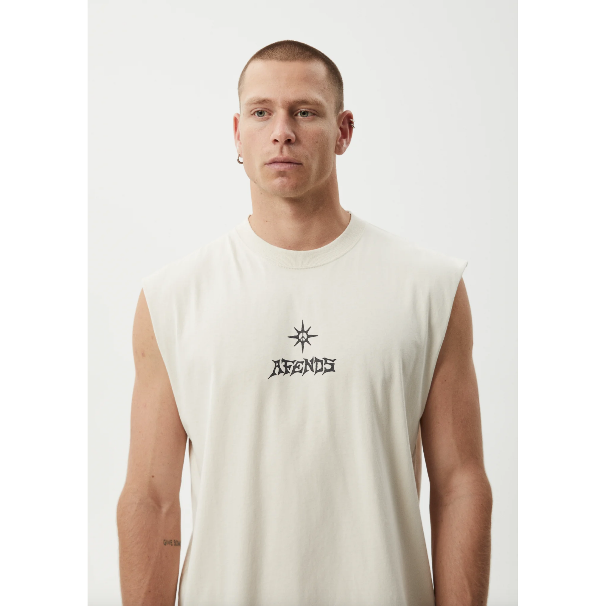 Afends - Peace Out Recycled Sleeveless Tee - Velocity 21