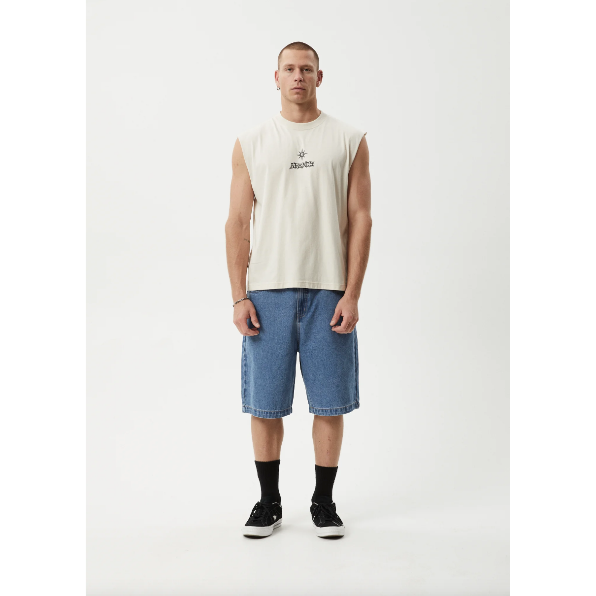 Afends - Peace Out Recycled Sleeveless Tee - Velocity 21