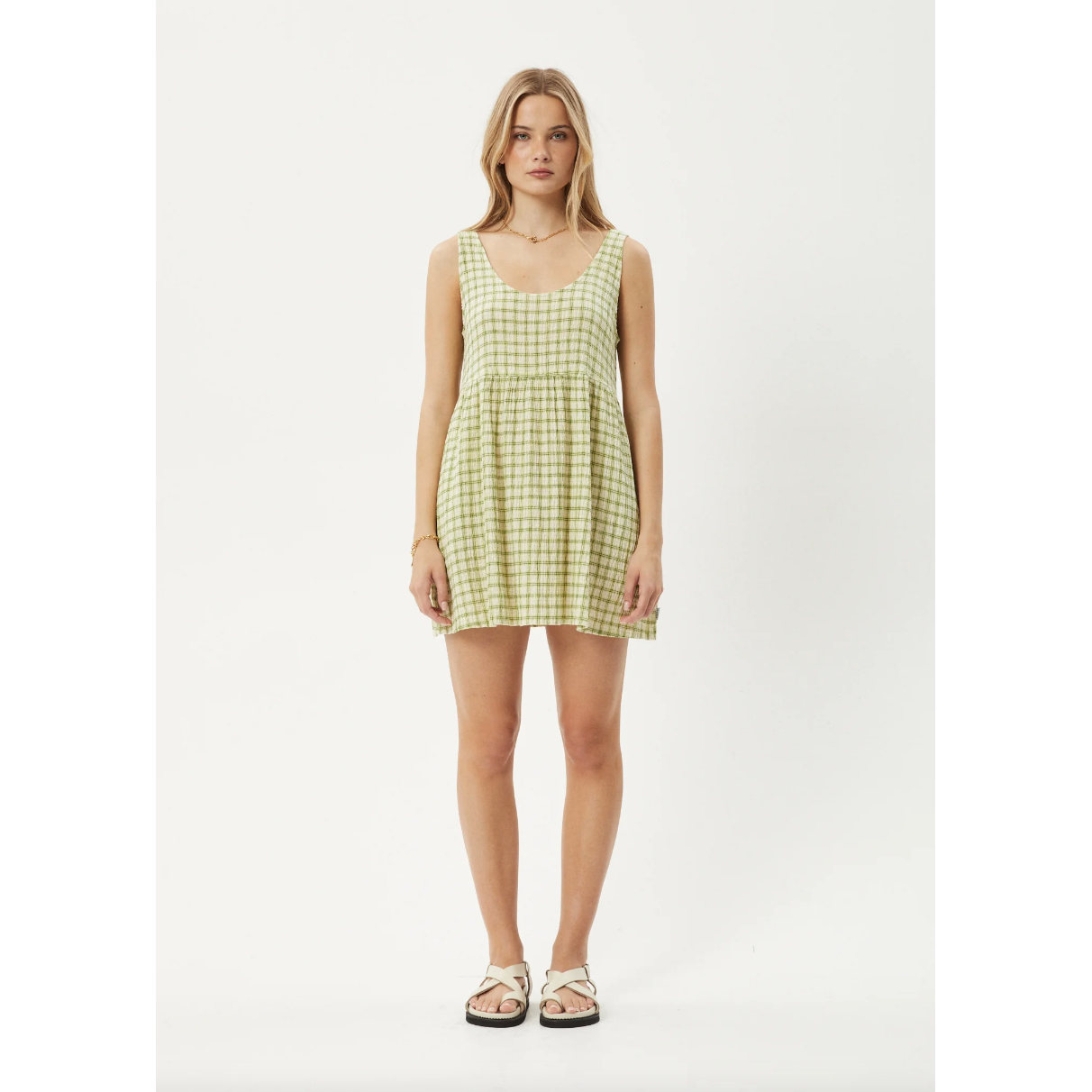 Afends - Darcy Hemp Seersucker Mini Dress - Velocity 21