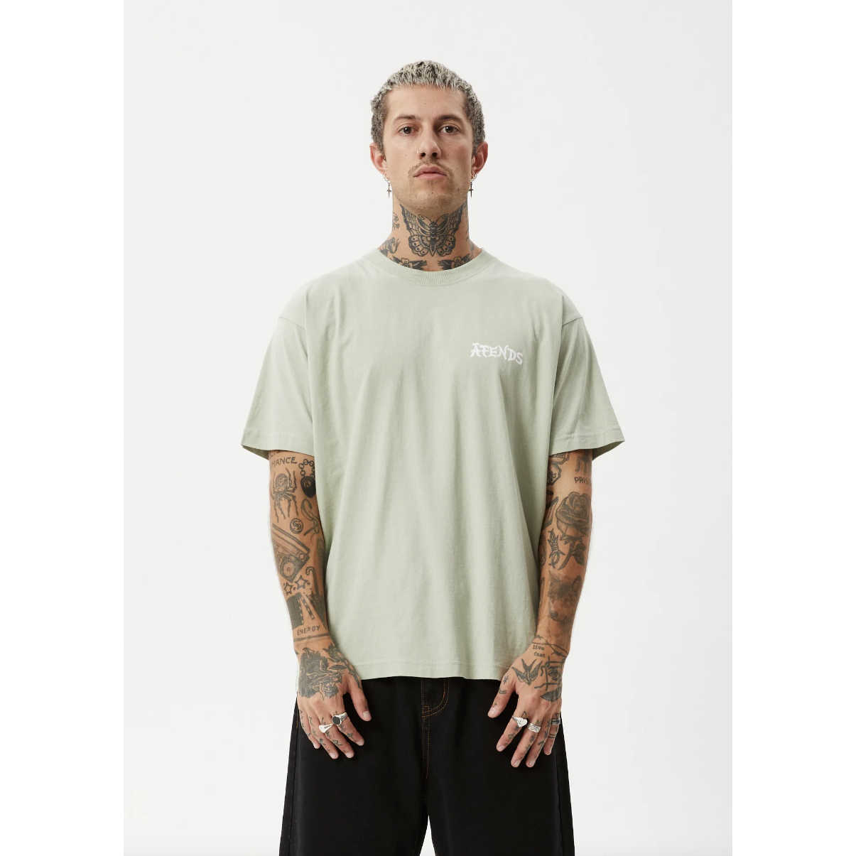 Afends - Destroyer Recycled Fit Boxy Tee - Velocity 21