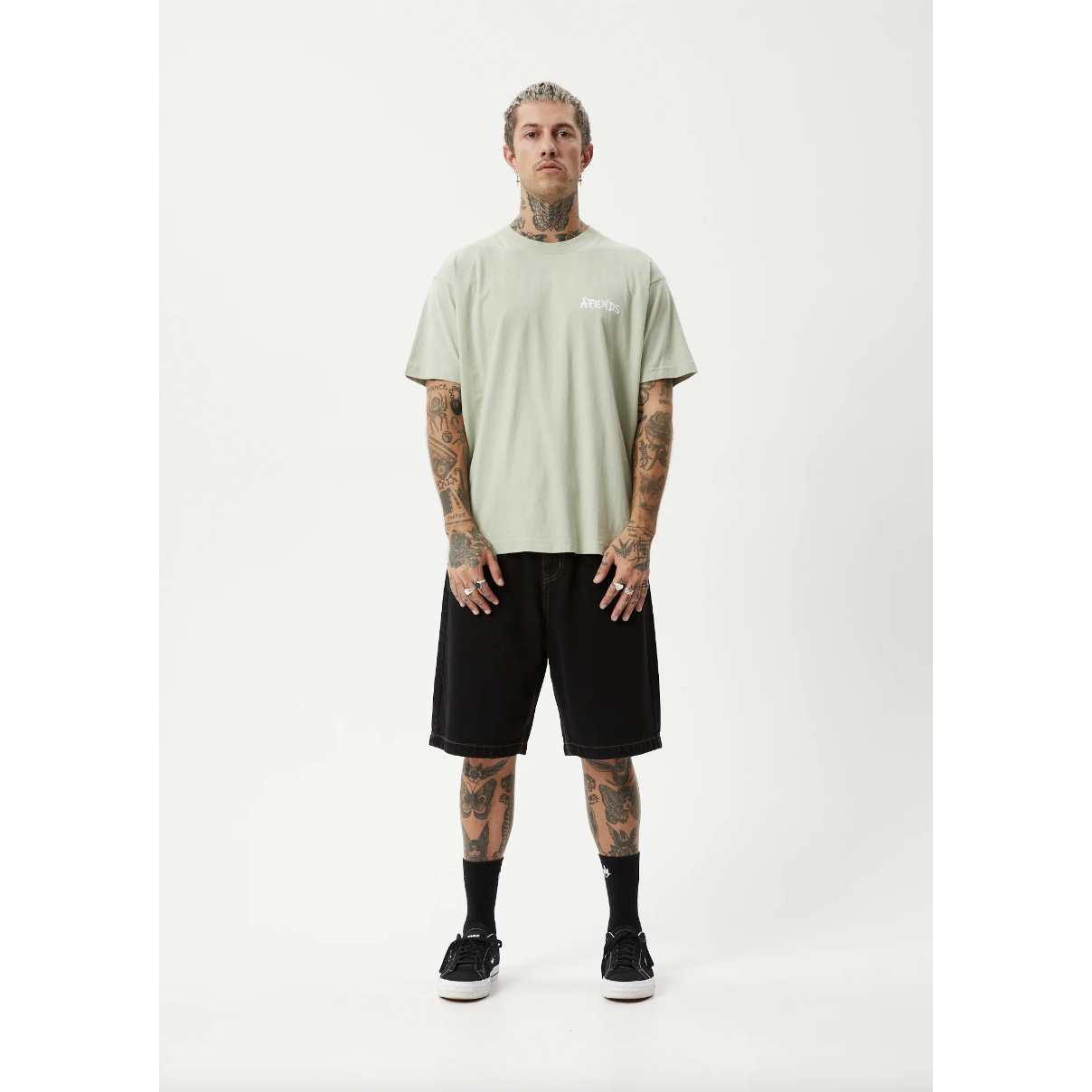 Afends - Destroyer Recycled Fit Boxy Tee - Velocity 21