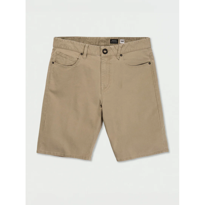 Volcom - Modown Canvas 5 Pocket Short - Khaki - Velocity 21