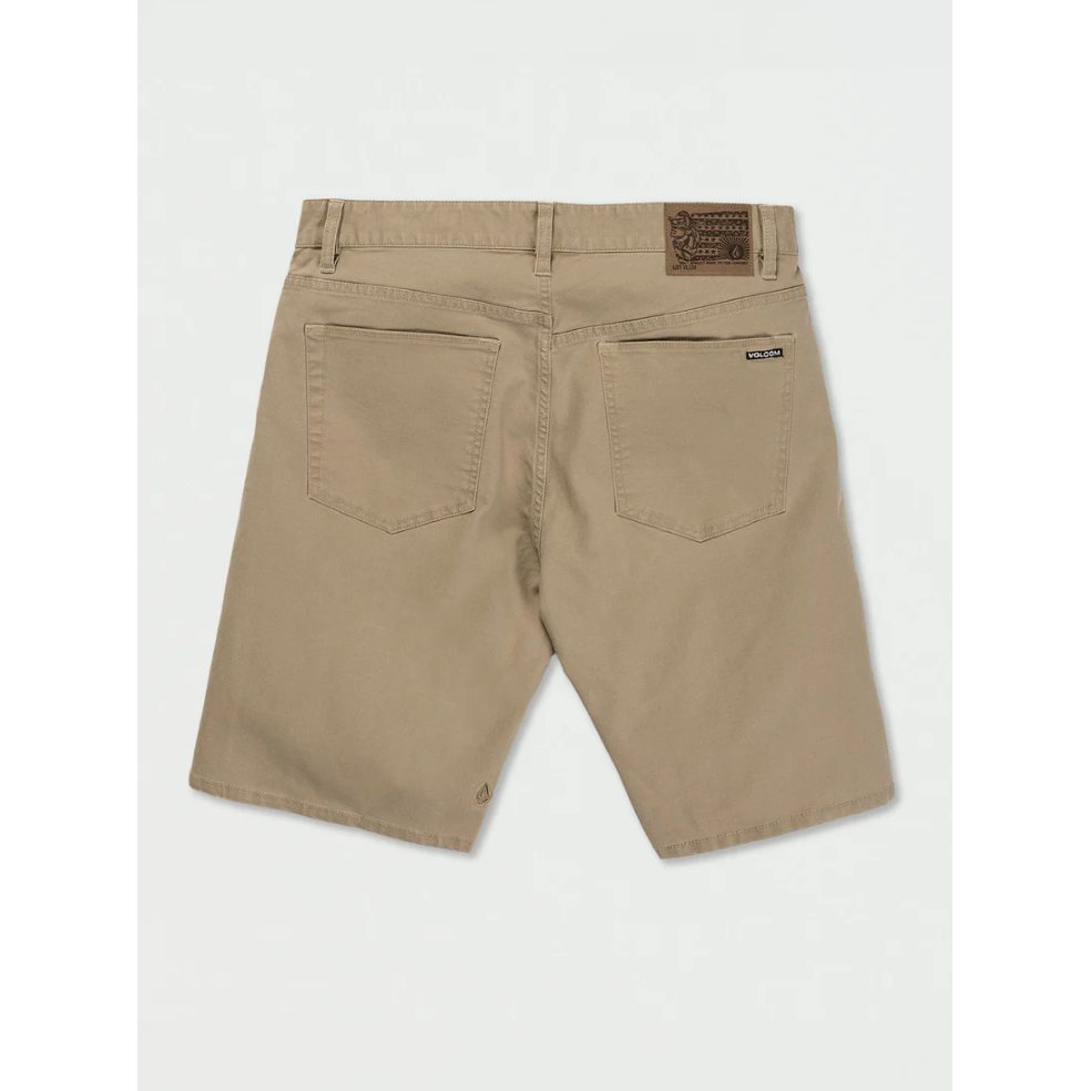 Volcom - Modown Canvas 5 Pocket Short - Khaki - Velocity 21