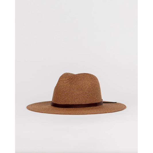 Rusty - Gisele Straw Hat - Choc/Honey - Velocity 21