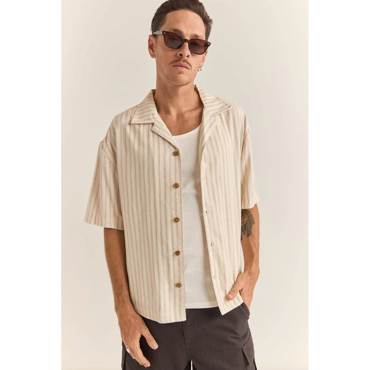 Rhythm - Relaxed Stripe SS Shirt - Velocity 21