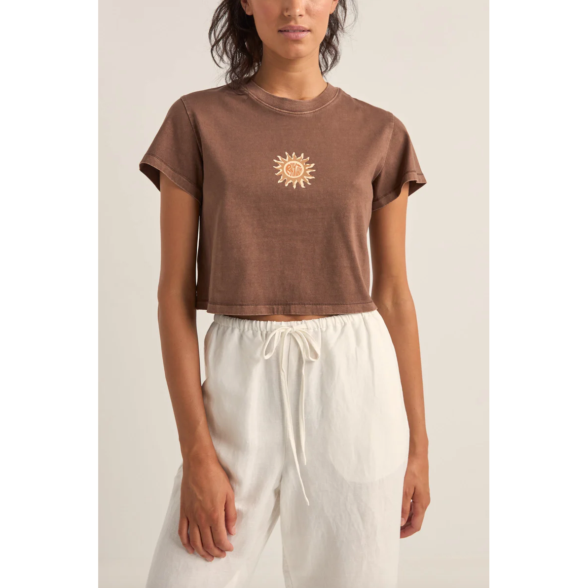 Rhythm - Sunshine Crop Crew Tee - Velocity 21