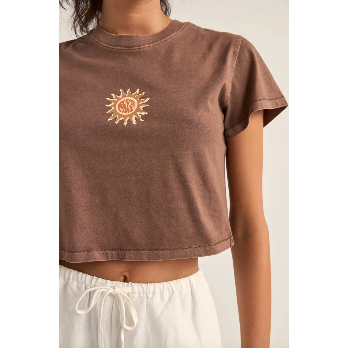 Rhythm - Sunshine Crop Crew Tee - Velocity 21