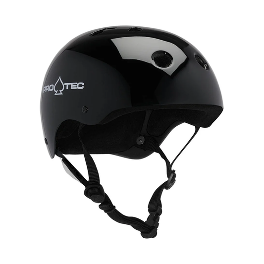 PRO-TEC - Classic Skate Helmet - Gloss Black - Velocity 21