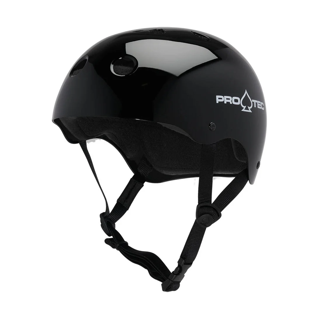 PRO-TEC - Classic Skate Helmet - Gloss Black - Velocity 21