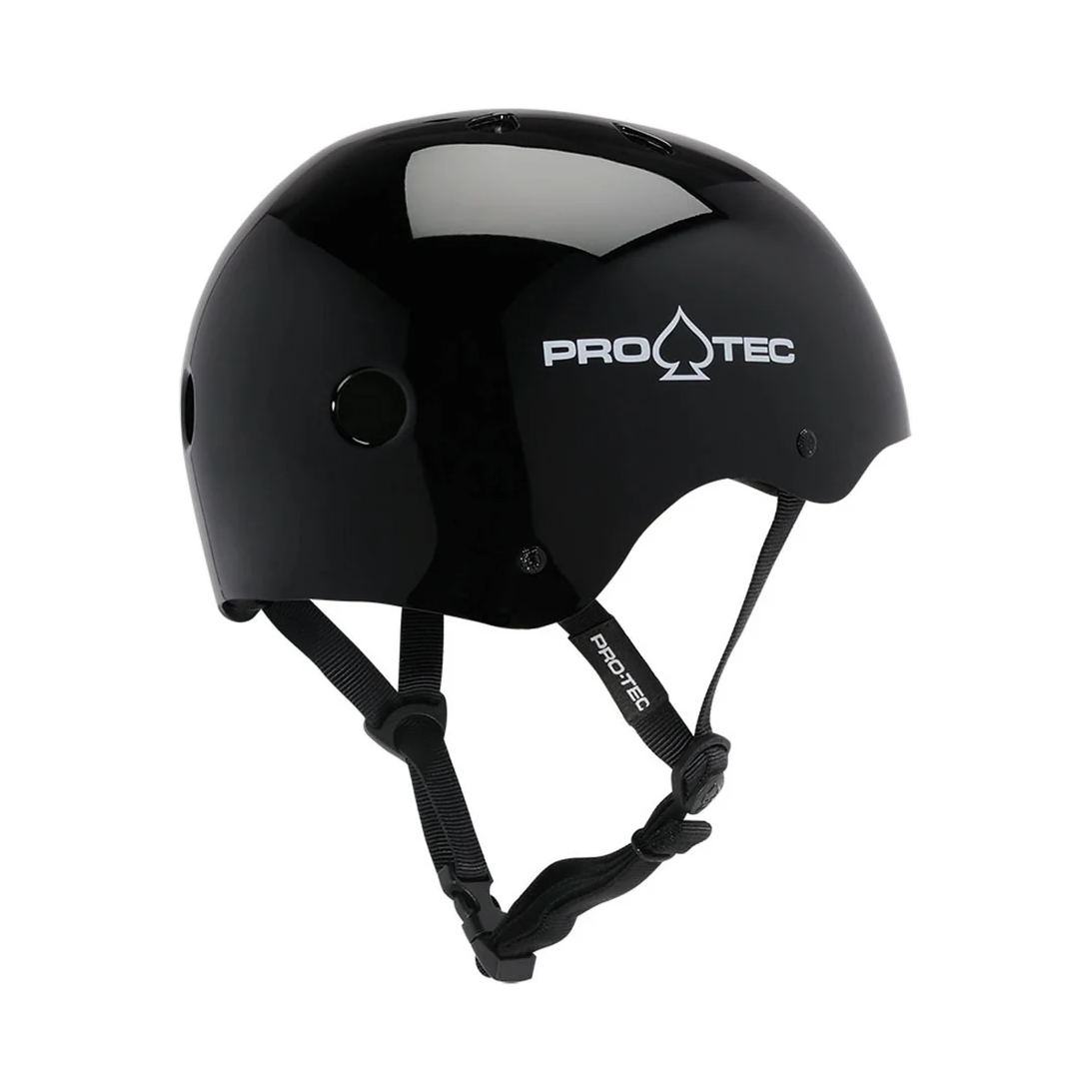 PRO-TEC - Classic Skate Helmet - Gloss Black - Velocity 21