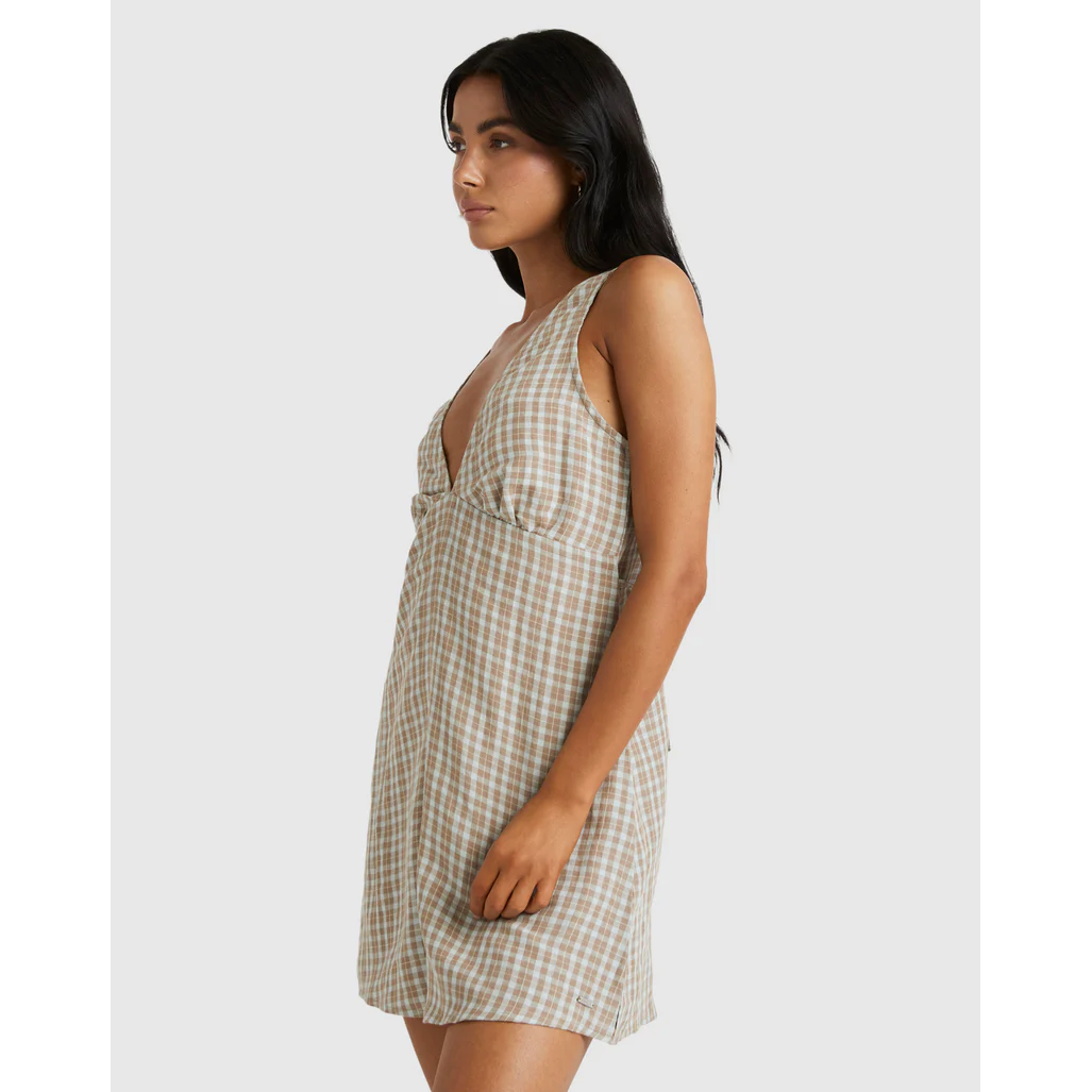 RVCA - Clair Plaid Romper - Velocity 21