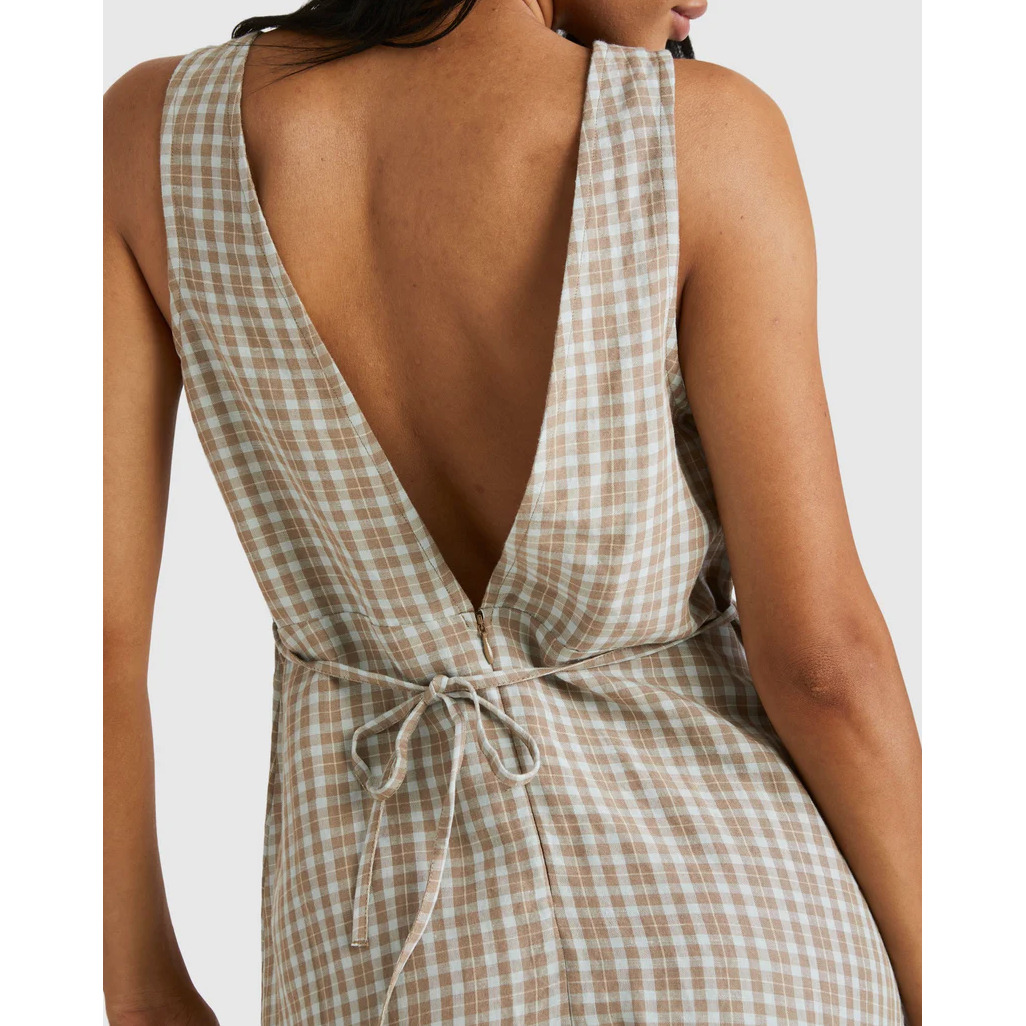 RVCA - Clair Plaid Romper - Velocity 21