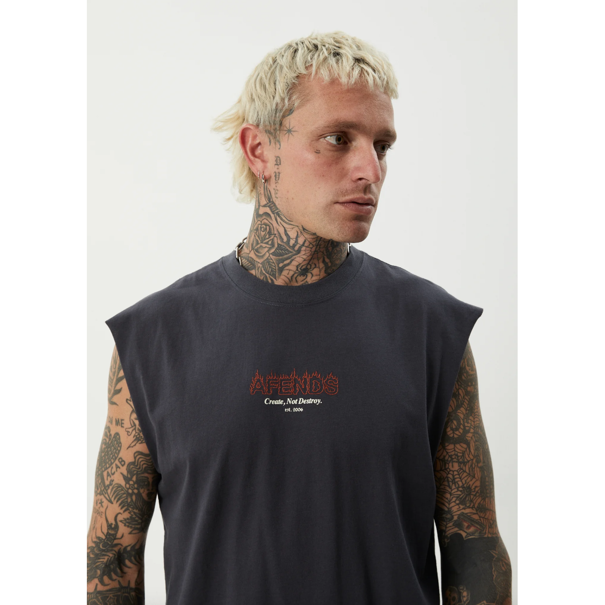 Afends - Ember Recycled Sleeveless Tee - Velocity 21