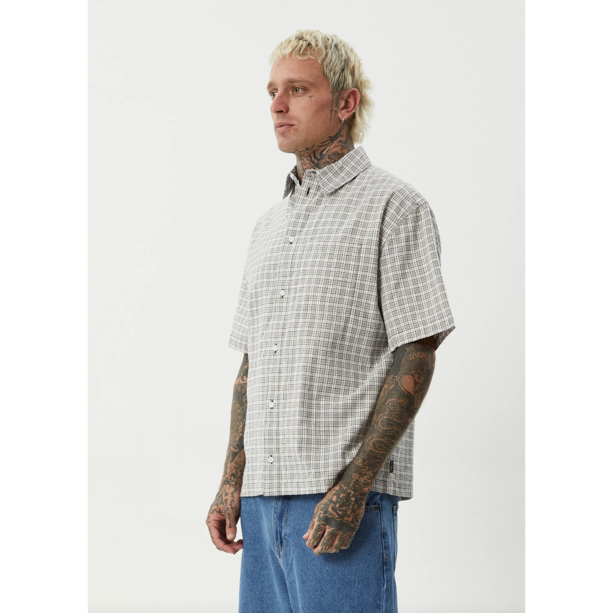 Afends - Drew Organic Seersucker SS Shirt - Velocity 21