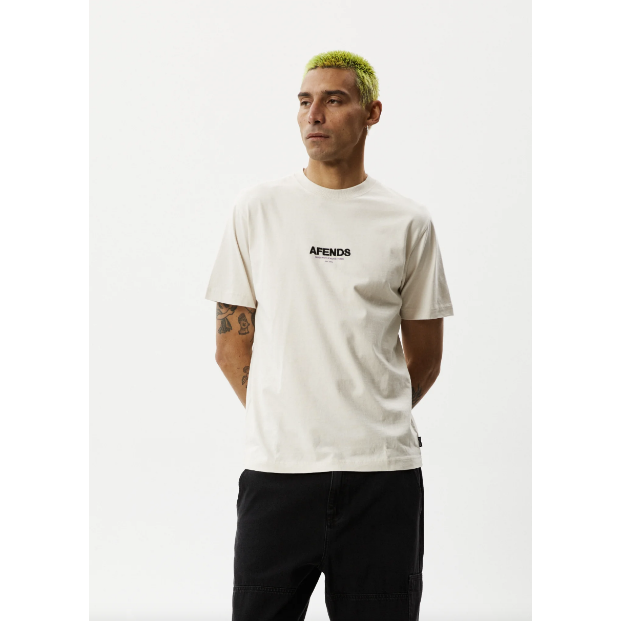 Afends - Vinyl Recycled Retro Fit Tee - Velocity 21