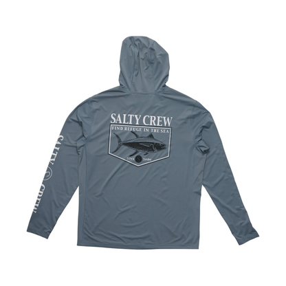 Salty Crew - Angler Hood Sunshirt - Velocity 21