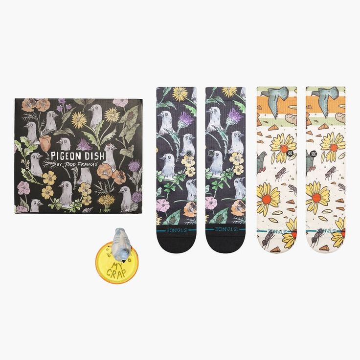 Stance - Todd Francis Untitled Crew Socks Box Set - Velocity 21