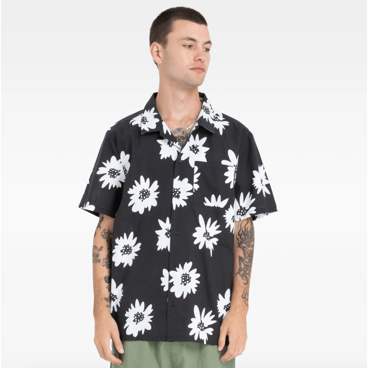 Hurley - Camp Mark Blend SS Shirt - Velocity 21