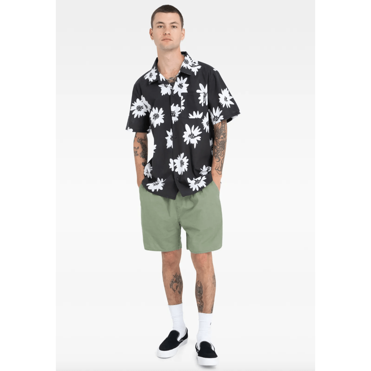 Hurley - Camp Mark Blend SS Shirt - Velocity 21