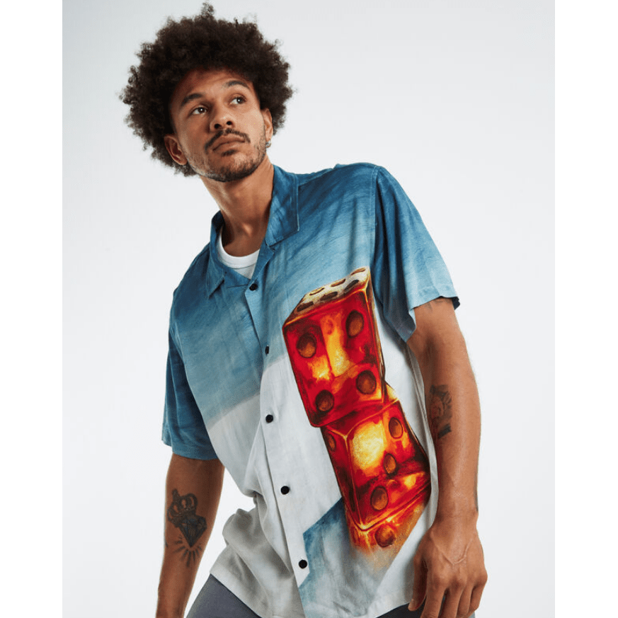 Stussy - Dice Painting SS Shirt - Velocity 21