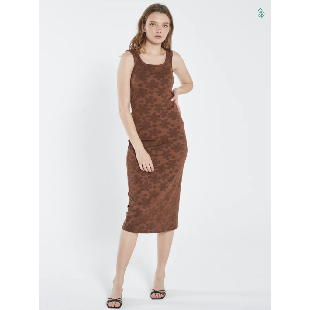 Thrills - Layla Dress - Washed Cocoa - Velocity 21