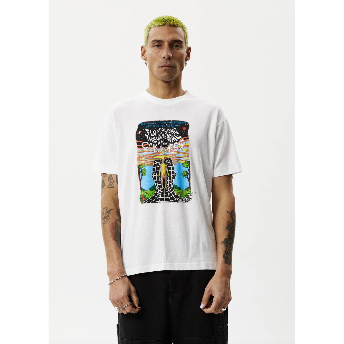 Afends Next Level Hemp Boxy Fit Tee | Velocity 21